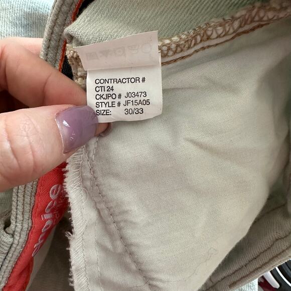 Choice by Calvin Klein Women’s Ultra Low Flare Light Acid Washed Jeans Size 30L - Picture 2 of 11